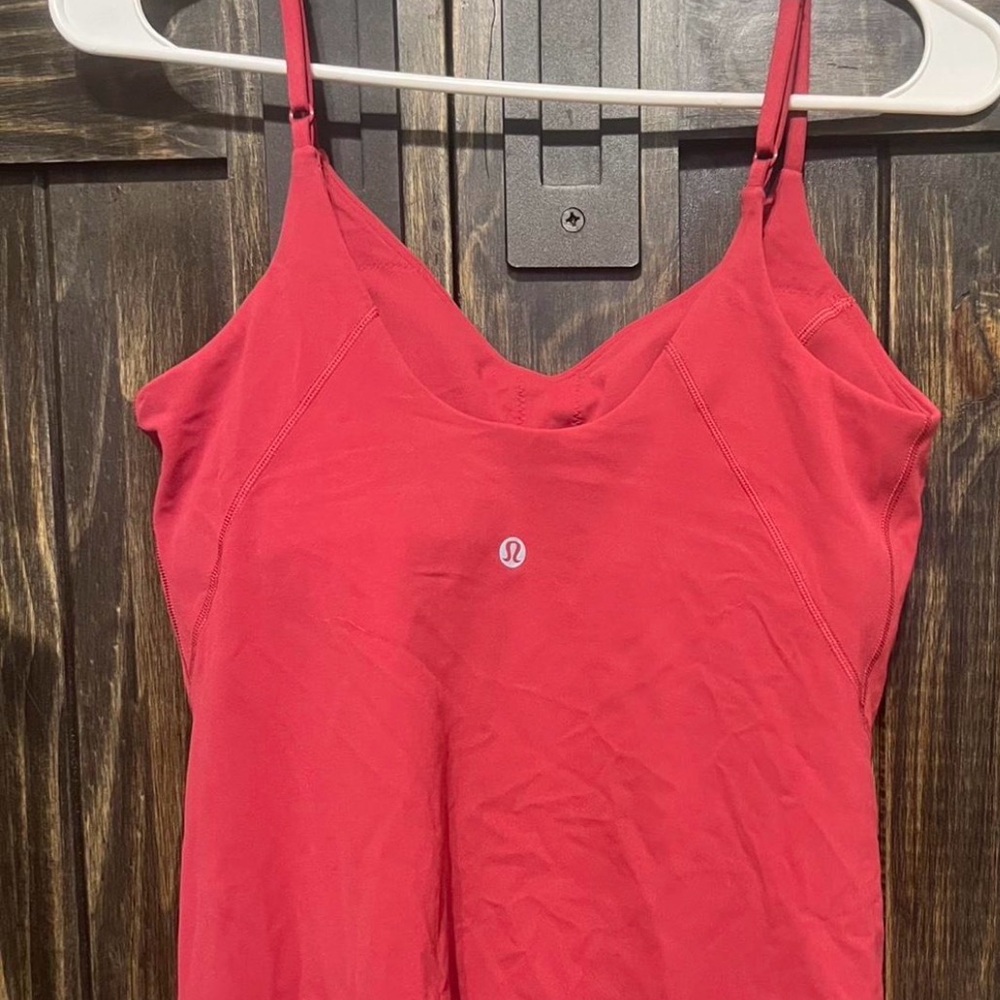 lululemon athletica Women's Red Camisole